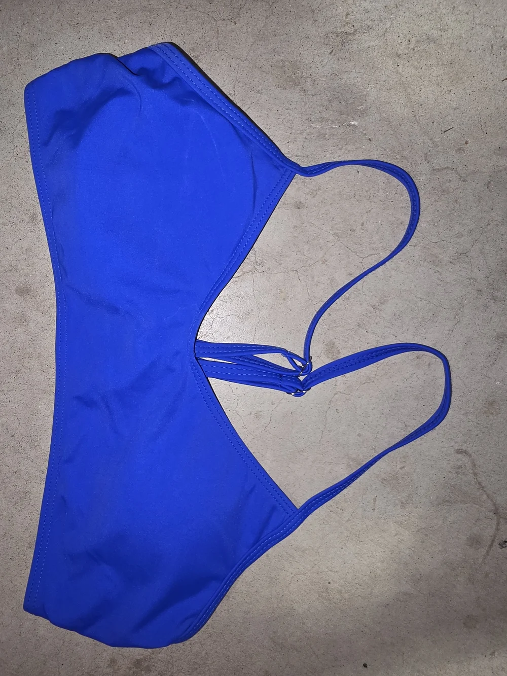 Vibrant Cobalt Blue Bikini Top